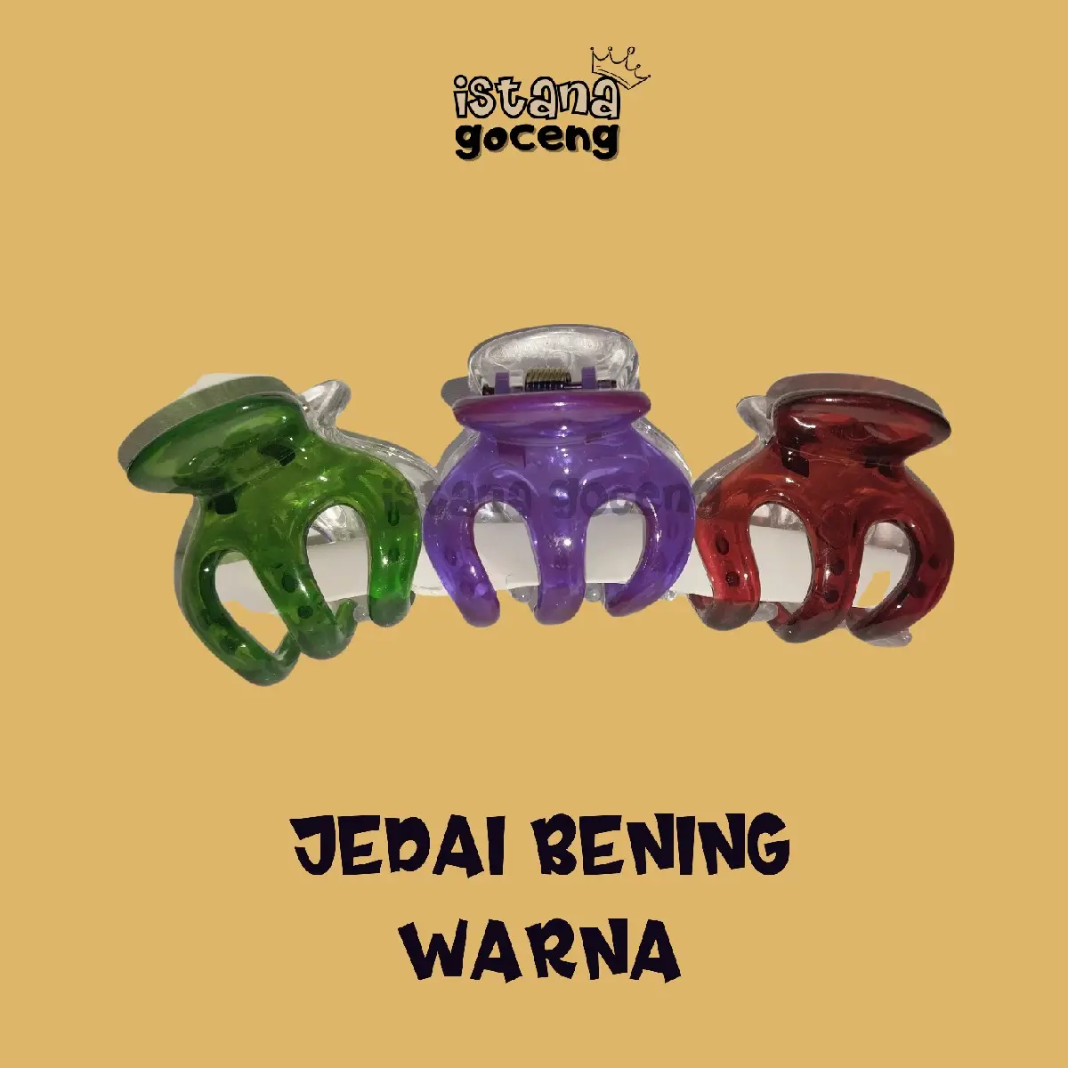 [1pcs] JEDAI JEPIT RAMBUT BENING WARNA WARNI Clips