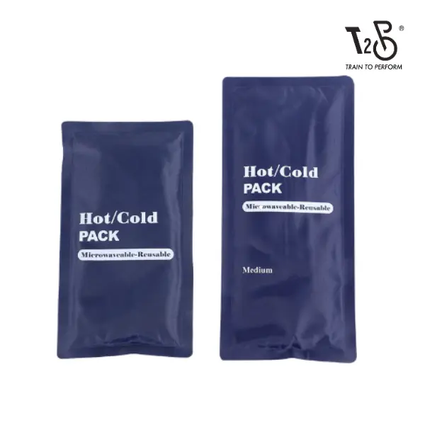 T2P 2 PCS PACK Reusable Hot Cold Pack for Injuries Pain Relief Insulated Freezable Gel Warm Ice Therapy