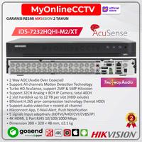 Gambar iDS-7232HQHI-M2/S M2/XT Hikvision DVR NVR Kamera CCTV 5MP 32CH+8CH IP Camera - iDS-7232HQHI-M2/XT - NON BUNDLING dari MyOnlineCCTV Kota Administrasi Jakarta Barat 2 Tokopedia