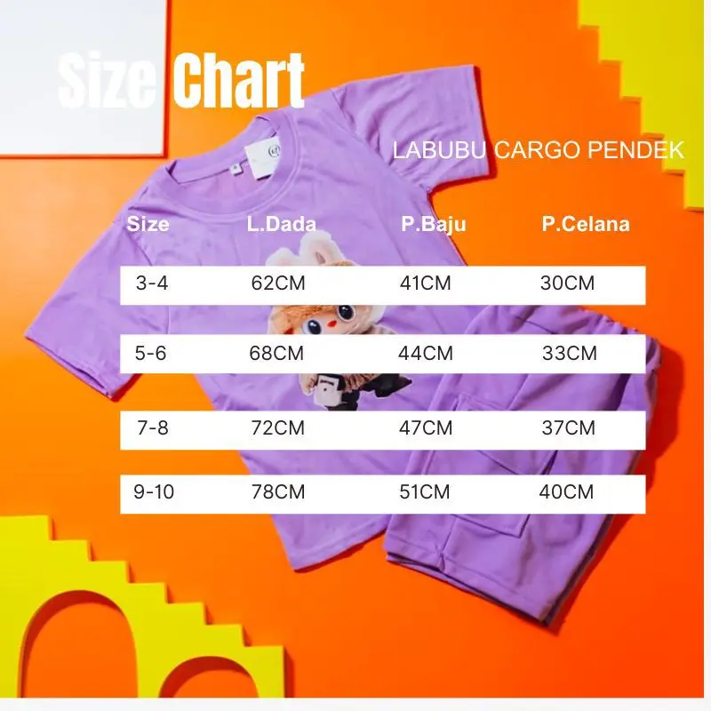 Setelan Kaos Anak Model "CARGO PENDEK" // 3-10 Tahun // Baju Anak Perempuan 6