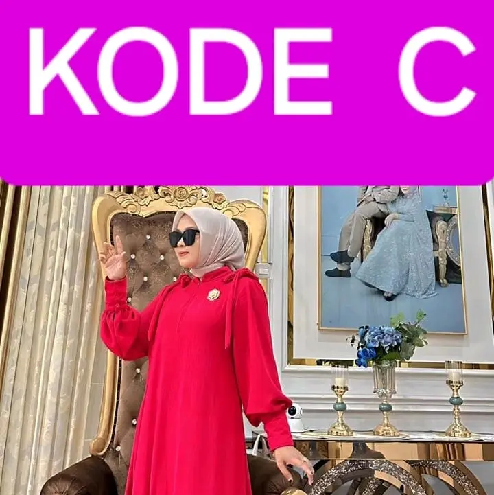 Dress random kode C Khusus Live  kamis malam tgl 12 November Tebus Murah Muslim Wanita