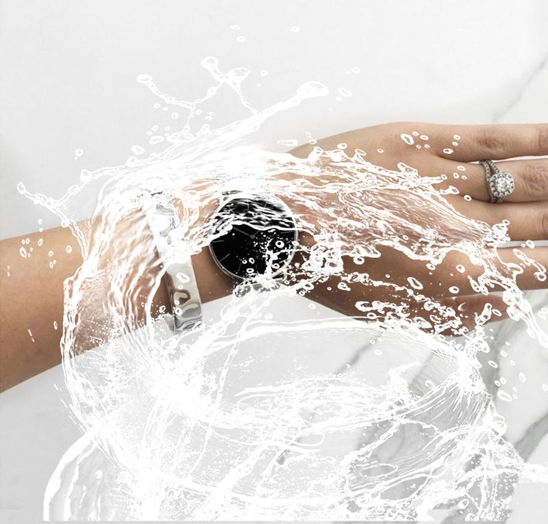 Product Introduction of HANNAH MARTIN Women's Waterproof Watch Light Luxury Minority Minimalist Steel Mesh Strap Slim Watch CV36W 29