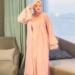 HALIMAH - Nameera Gamis Abaya Remaja Stylish Terbaru 2026 Idul Fitri Turkey Premium