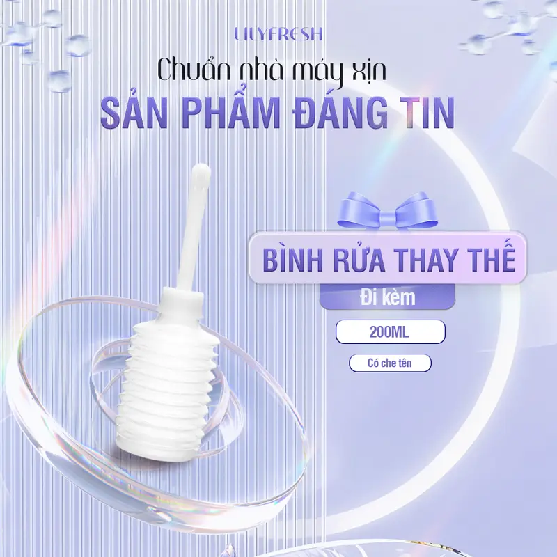 [DEAL HỜI] Bình xịt rửa vệ sinh mua kèm - Dung tích 200ml [Che Tên] cho nữ Women 0