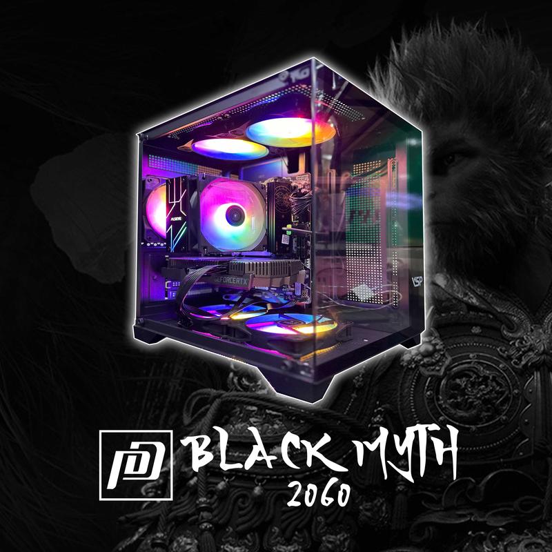 Cấu hình gaming BLACK MYTH I5 12400f / 16GB BUSS 3200MHZ / NVME 512GB / RTX 2060 6GB - Tặng kèm combo phím chuột + 10m dây mạng