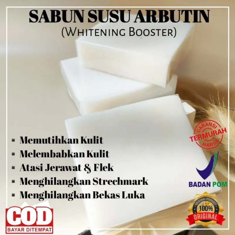 2 PCS Sabun Susu Whitening Extra Rempah membantu mencerahkan kulit dan melembutkan kulit