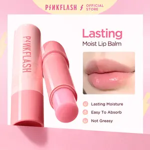 [Official] PINKFLASH OhMyFresh Natural Lip Balm Lasting Moist soft lips Moisturizing Night Lip BalmFresh Cream Lip Balm PFL03