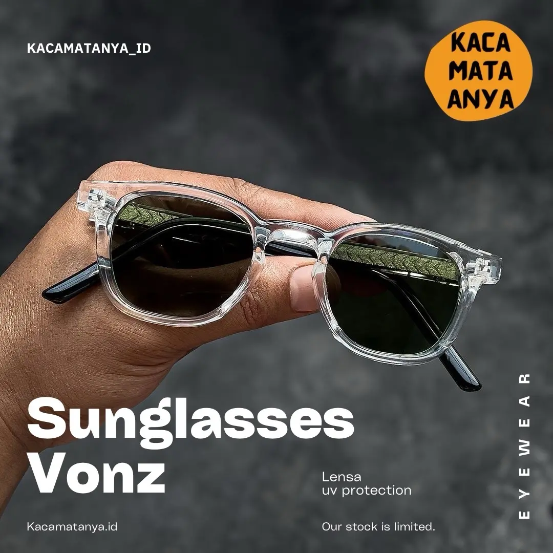 Sunglasses Vonz Kacamata fashion pria wanita polarized UV protection