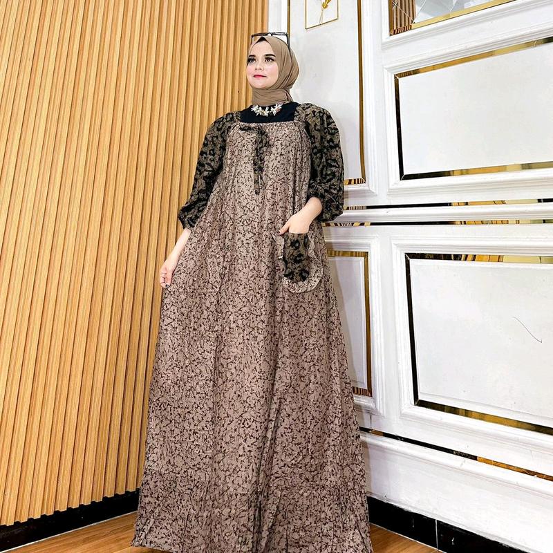 gamis fatimah | gamis terbaru kekinian | gamis fuji kondangan jumbo | gamis rayon cantik | gamis Muslim 3