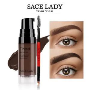 SACE LADY 3D Gel para cejas 6ml duradero 24H impermeable a prueba de manchas tintado crema para cejas Kit de maquillaje