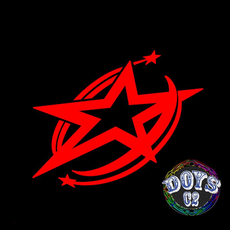 2 PCS STIKER BINTANG 1 SET KIRI KANAN KEREN MURAH Motorcycle Sepeda 4