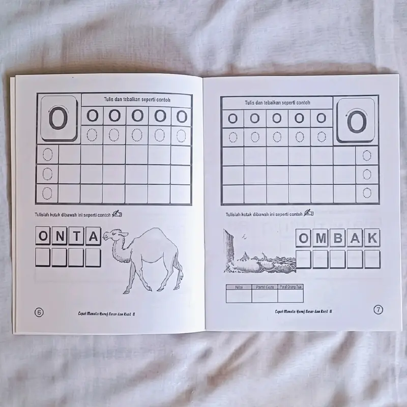 Buku cepat menulis huruf besar & kecil B 1