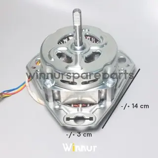 Dinamo / Motor Pencuci SANYO AQUA / Wash Mesin Cuci UMUM 2 Tabung 2