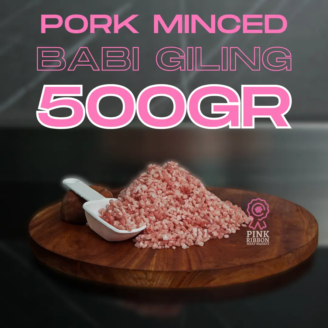 Lokal - Babi Giling Cincang (Minced Pork) - 500 gr (Frozen) Daging