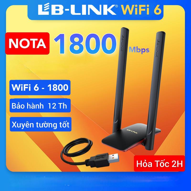 Có sẵn USB WiFi 6 AX 1800 TP Link TX20U Plus chuẩn WiFi 6 tplink xuyên tường tốt tốc độ cao