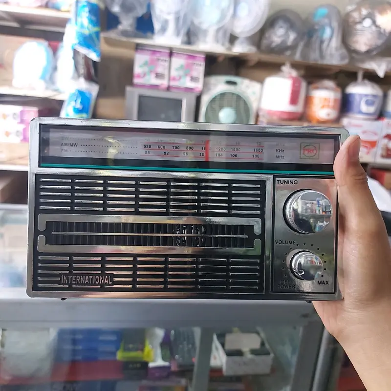 PROMO TIKTOK Radio jadul baterai listrik 3ban AM/SW/MW (Real picture) 2