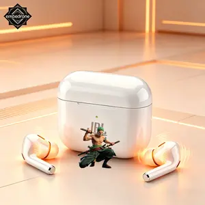 GREATWALL PHANTOM LN33 Earphone ANC Panggilan HD Tanpa Kabel | Bass Penuh, Trebble Hebat, Kontrol Sentuh, IPX7 Anti Air | Tidur, Kerja, Olahraga