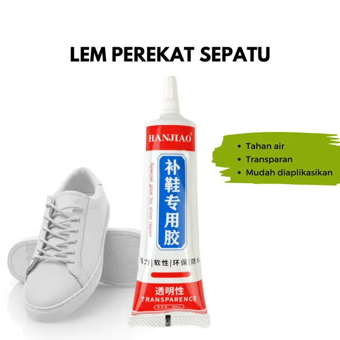 Lem Sepatu Super Kuat Lem Cair Perekat Sandal Sepatu Tahan Air 60ml Glue For Shoes Repair | AIO