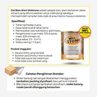 Gambar Cat Batu Alam Welstone Natural 2.35 Liter dari Toko Cat Warna Abadi Kab. Magelang 2 Tokopedia
