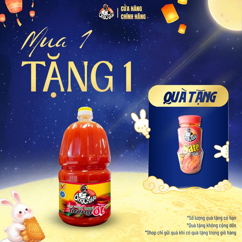 Tương Ớt thương hiệu Ông Chà Và 2kg - Hàng Chính Hãng