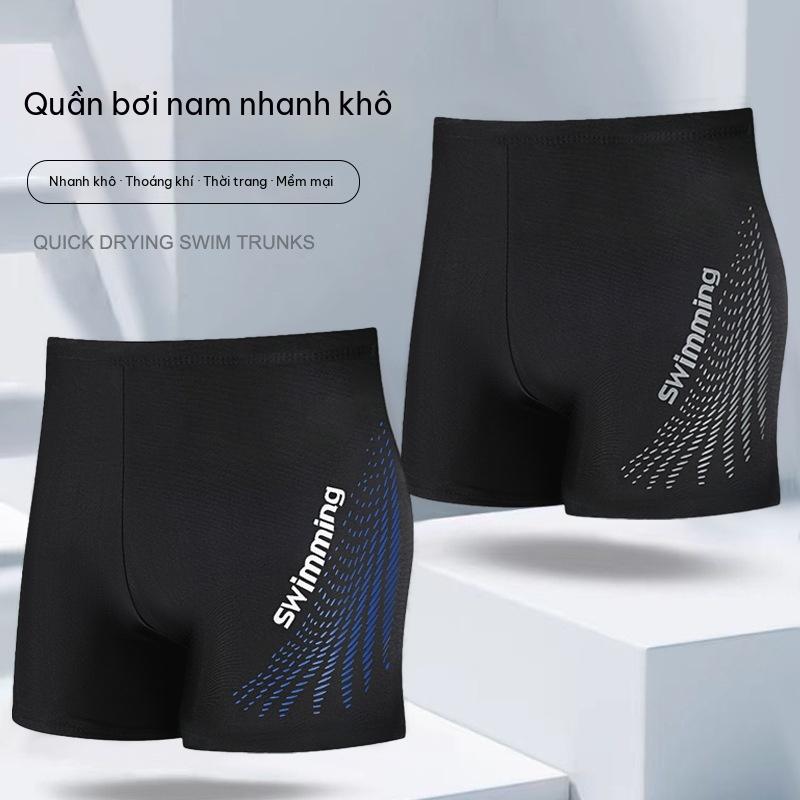Quần bơi nam nhanh khô, quần bơi chuyên nghiệp chống lộ, bộ quần bơi nam thời…