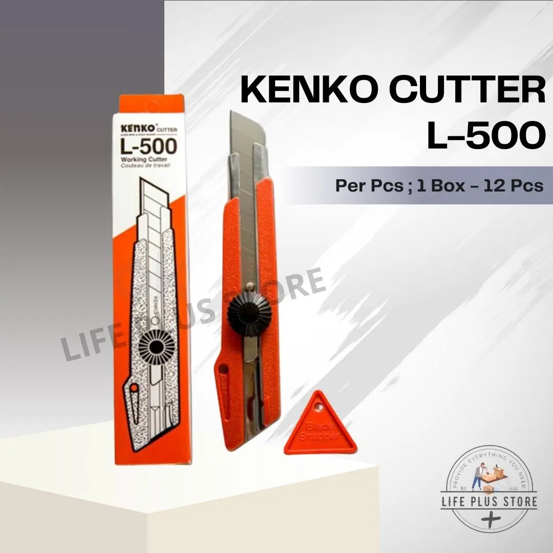 CUTTER KENKO L 500 / PISAU CUTER L-500 / PISAU KATER L500 BESAR