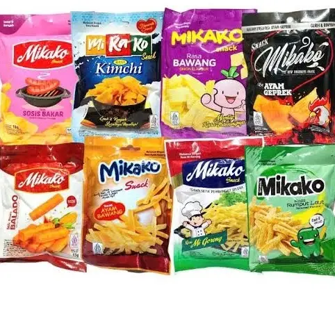 ￼MIKAKO SNACK ANEKA RASA 20 GR X 10 PCS | SNACK VIRAL BEST SELLER | SNACK JADUL