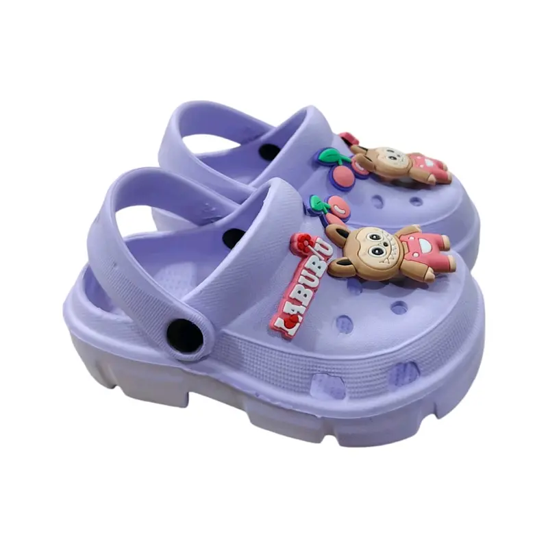 Sandal Baim Anak Perempuan Sandal Anak Cewek Motif Labubu Jelly Eva Ringan Nyaman Tali Belakang 6