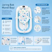 Gambar DOVANA Jaring Bak Mandi Bayi Motif Lumba-lumba Alas Dudukan Mandi Anak Anti Slip Alat Bantu Memandikan Baby Bath Helper Dolphin - White Dolphin dari Dovana Kota Administrasi Jakarta Utara 4 Tokopedia