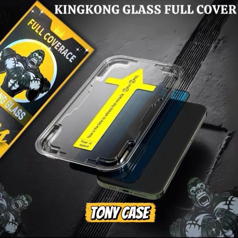 1 Kính Cường lực kingkong khung trợ dán dành cho iphone _ Tonycase
