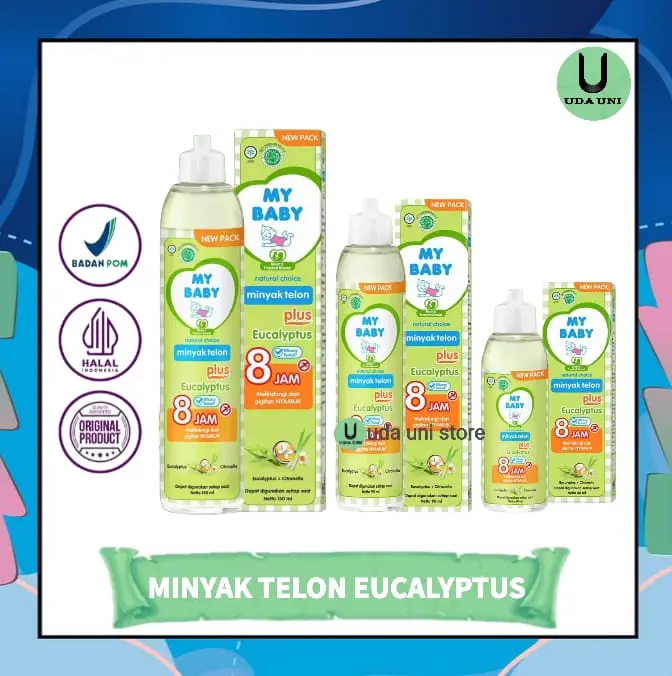 Minyak Telon my baby 150ml,90ml,60ml Original Eucalyptus minyak telon
