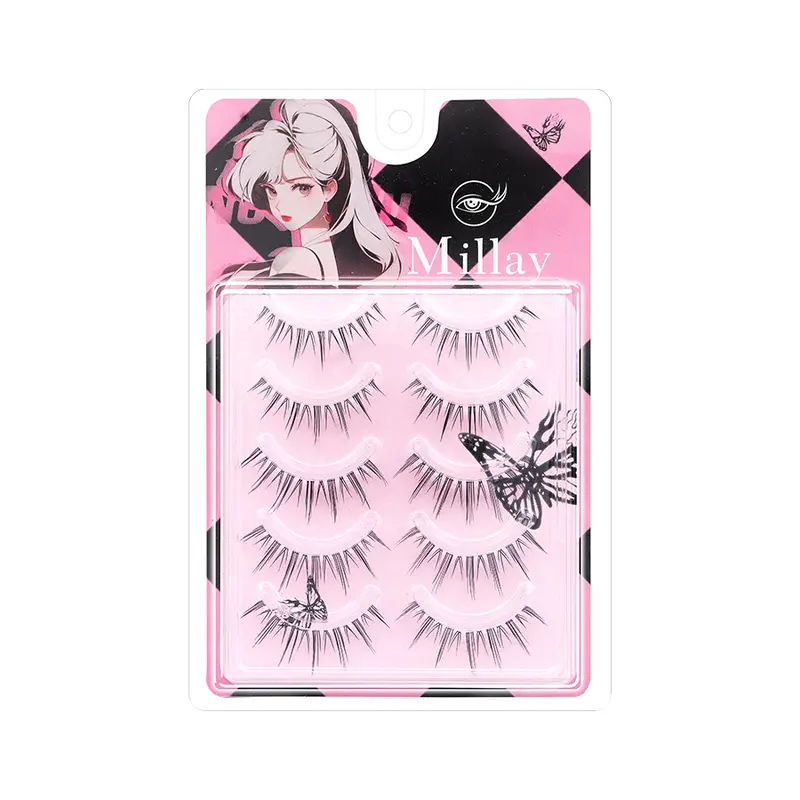 MILAI A01 Natural Look Bulu Mata Palsu | Lem Bulu Mata Bulumata Palsu | Eyelash Extension Pelentik Bulu Mata 1