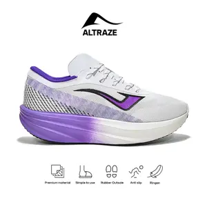 Altraze IGNITE PRO Putih Ungu - Sepatu Lari Pria Wanita Jogging Sneakers Kasual Olahraga Sporty Running Outdoor