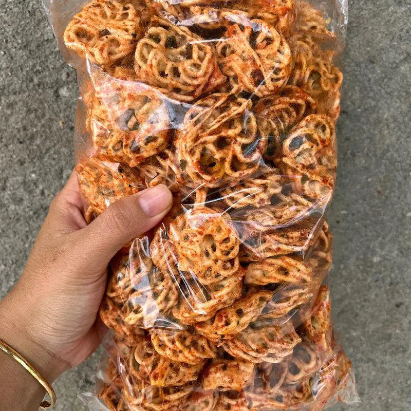 250GR Seblak Tetangga Sebring Seblak kering  Rafael Krupuk mawar putih bantat pedas daun jeruk Camilan Snack Food 1