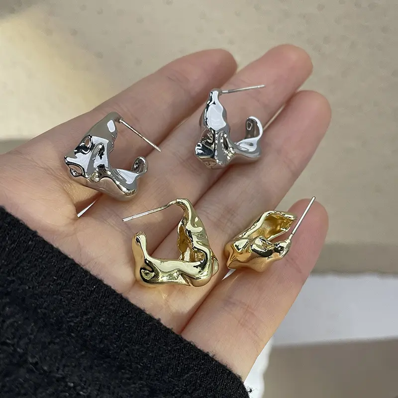 Anting ala Korea yang stylish dan menawan/anting model liontin/lapis emas 925