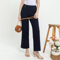 Gambar 2023 Pants - Celana Wanita Kaos Kulot Pinggang Karet panjang 9135 (JS) - Hitam, XL (T4) dari Sisters Fashion Group Kota Administrasi Jakarta Utara 1 Tokopedia