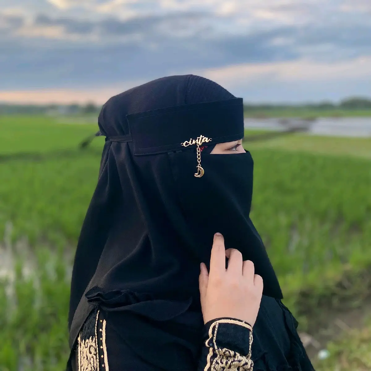 NIQOB PLAT CINTA  pet keras sifon SILKY premium/sifon arab