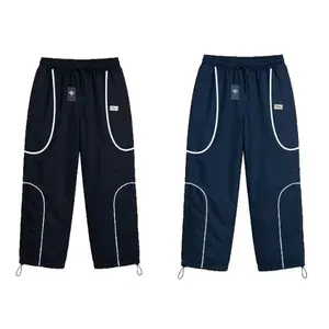 Celana Panjang/Baggy Pants tracpants Unisex reflektif  Celana nyala,hurung, Despo Hitam Olahraga Sport