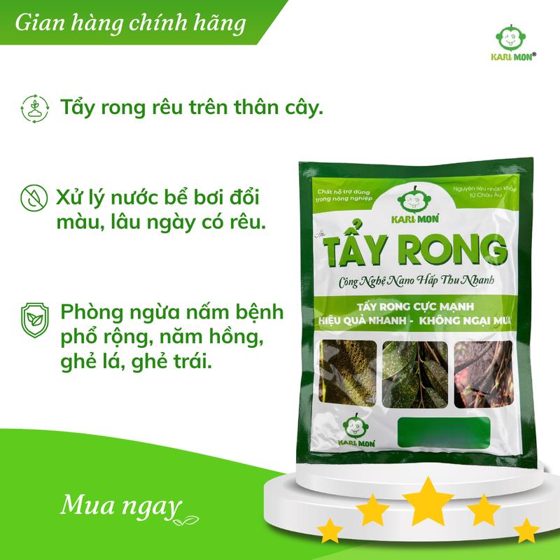  BỘT TẨY RONG RÊU  TẨY RONG TRÊN THÂN CÂY SẦU RIÊNG TRÊN SÂN VÀ XỬ LÝ NƯỚC HỒ BƠI 