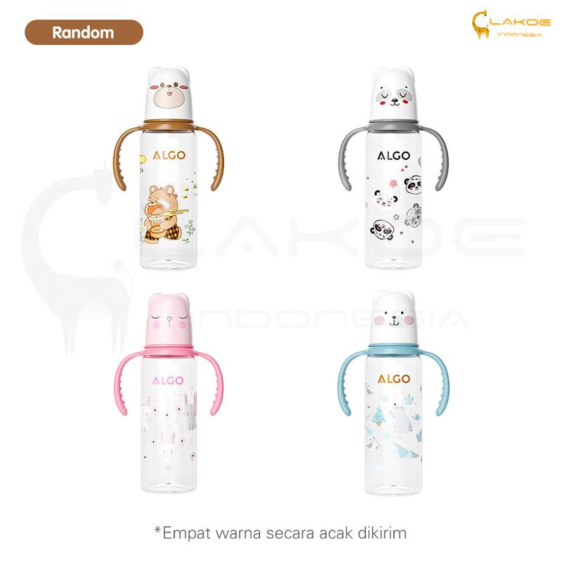 LAKOE Botol Susu Bayi Botol Minum Bayi Anak PP BPA Free 240ML 9
