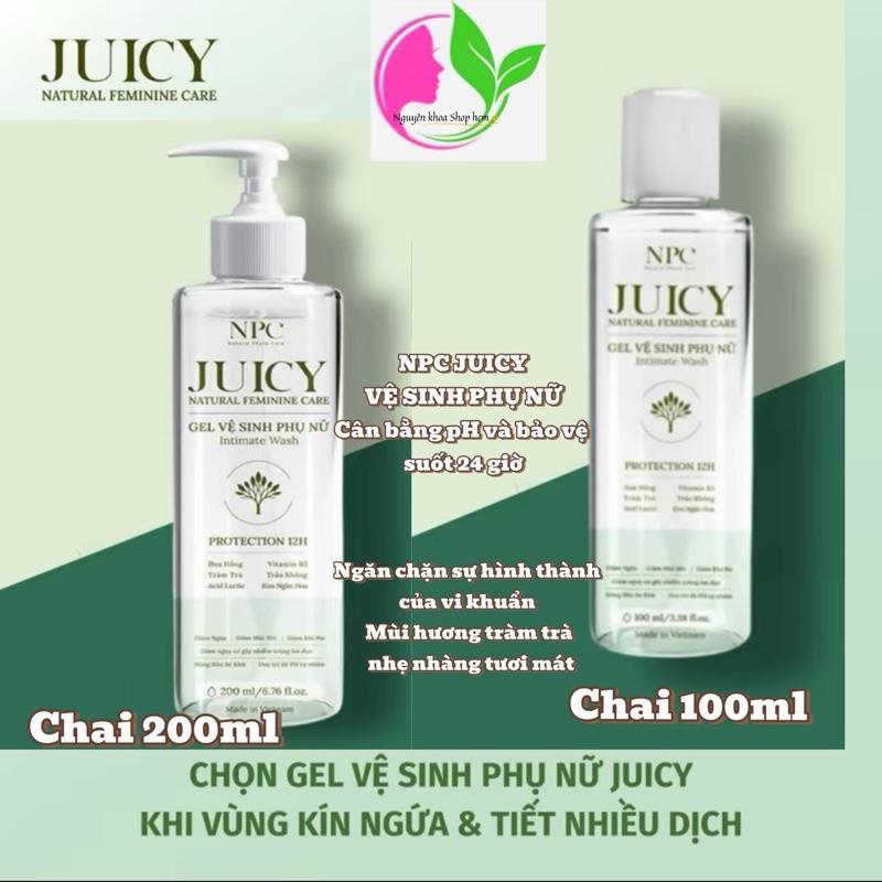 Dung Dịch Vệ Sinh Phụ Nữ Juicy – Giúp làm sạch, ngừa mùi, thơm mát, dịu nhẹ, tự tin mỗi ngày