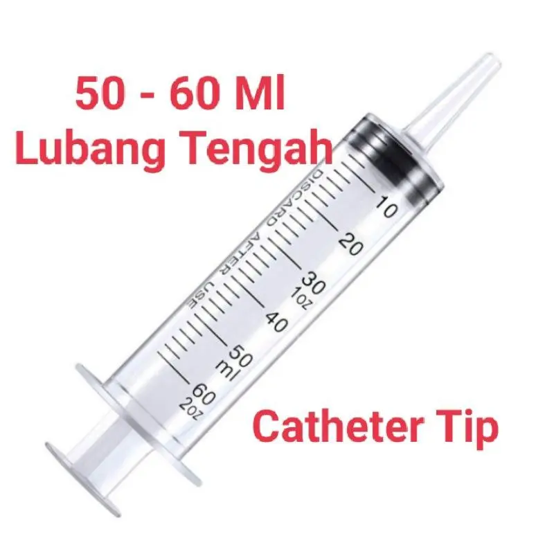 spuit 50cc suntikan syringe 50cc 50ml Spet loloh burung suntikan refill tinta  Parfum suntika Besar catheter tip spuit Ngt
