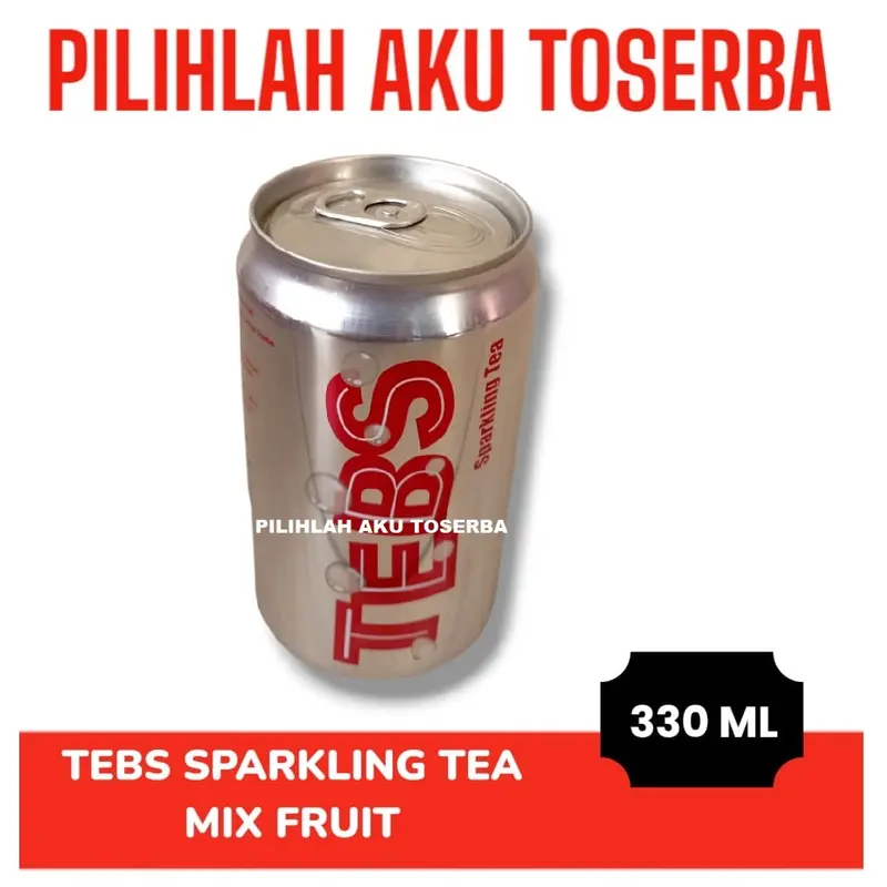 TEBS Sparkling Soda CAN KALENG 330 ml - ( HARGA 1 DUS ISI 20 ) 1