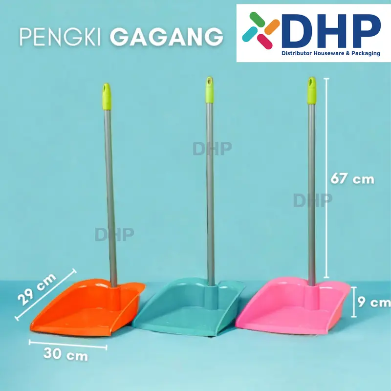 PENGKI Sampah Plastik Gagang Murah Serokan Sampah  Warna Warni Kuat Tebal Tidak Mudah Patah Tahan Lama 0