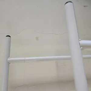 Inaso Stand Hanger Dengan 4 Roda Rak Serbaguna / Rak Baju Gantung Berdiri Gawang Baju Estetik / Jemuran Pakaian Portable HSH135