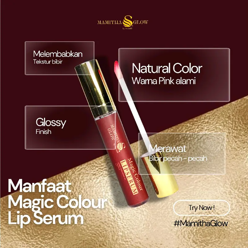 (CUSHION + LIPSERUM ) MAMITHAGLOW BY.SINTA 69  LIPSERUM & POWERSTAY AMAZE CUSHION UV FILTER - Ivory & Beige 3