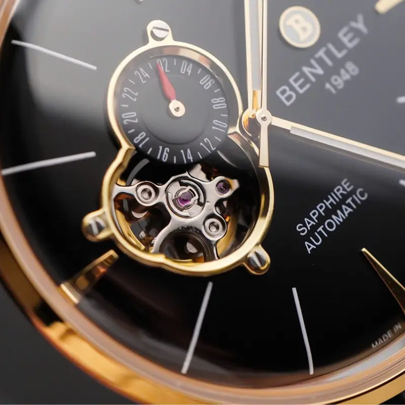 Đồng Hồ Cơ Nam Bentley BL1850 Chính Hãng | Nhà Phân Phối Chính Thức Phố Đồng Hồ | Kính Sapphire Size 40mm Bảo Hành 5 Năm 1