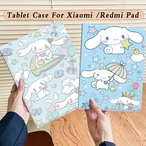 Case For redmi pad 2 /pad 11 se 11 inch/ pad 10.6 /pad pro /poco pad 12.1 inch /xiaomi pad 7/ 6 /5 / 6s Pro-casing silikon lembut Anti Jatuh + Slot Pensil, Cover Hitam Bumper Pelindung Premium