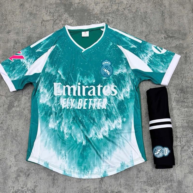 QUẦN ÁO BÓNG ĐÁ, ĐỒ ĐÁ BANH REAL Xanh Rêu 2025 THUN LẠNH Top Sport áo  shevchenko