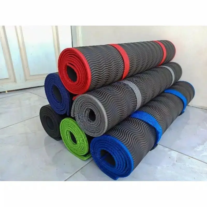 Matras Karet Matras Yoga Alas Tidur Hiking Lebar 60 cm Panjang 180 Cm